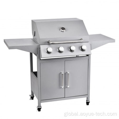 Portable Propane Grill 4 burners barbaque rotisserie gas grill Factory